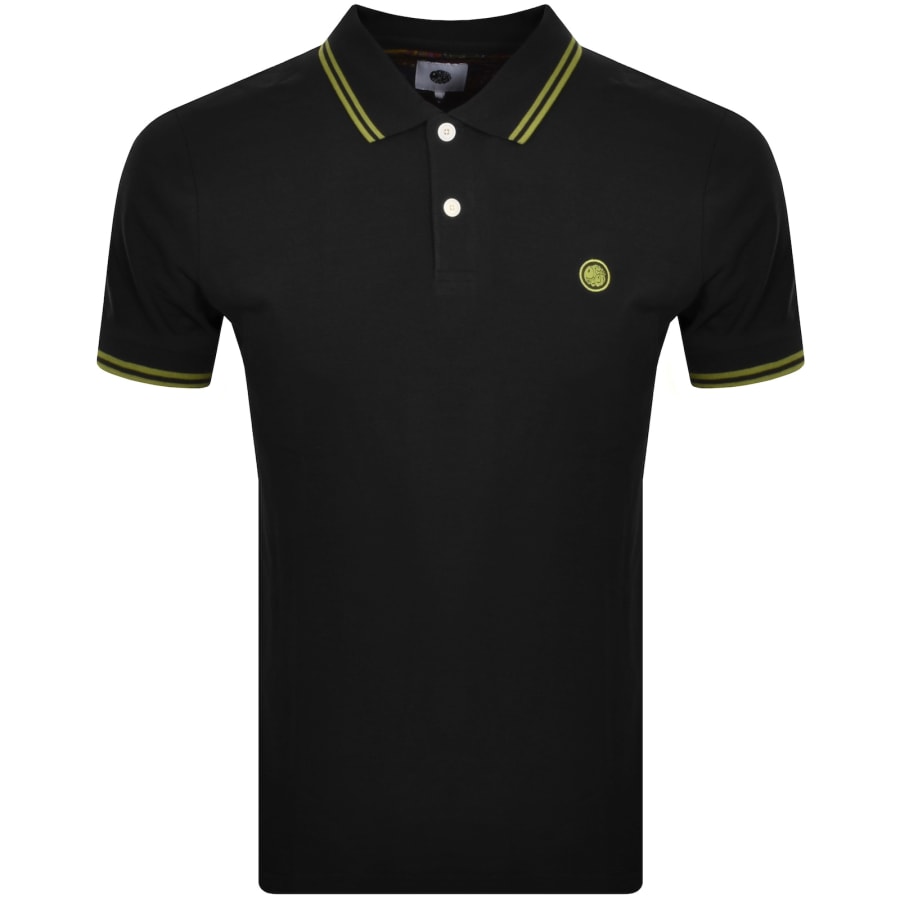 Pretty Green 15th Anniversary Polo T Shirt Black